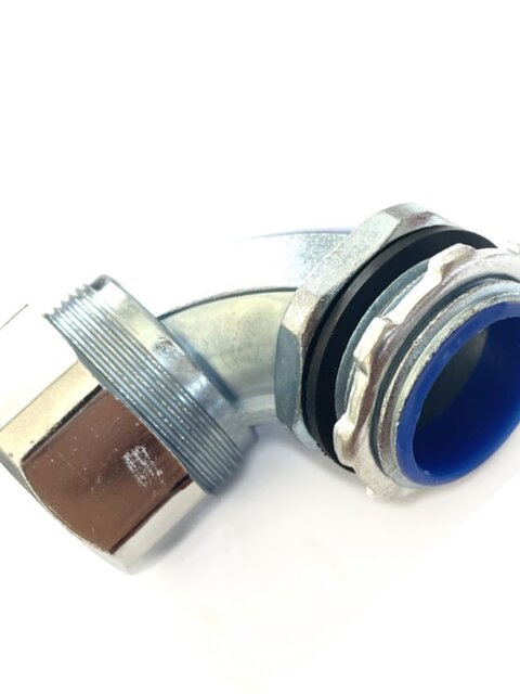 Plastic-covered metal hose elbow 45 degree joint stainless steel elbow 304 threading hose right angle elbow