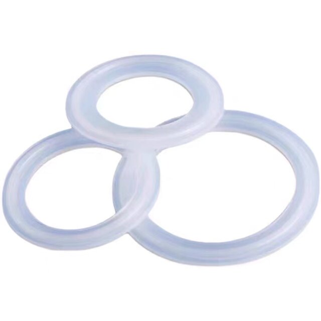 Quick-load silicone gasket sanitary-grade round seal gasket chuck quick-connect joint gasket clamp pad manufacturer direct sales