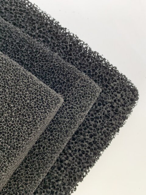 Activated carbon cavern air filter cotton black filter media commercial range hood exhaust smoke removal and odor removal return air purification