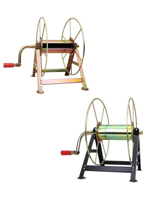 Water pipe truck storage rack stainless steel pipe collection artifact coil pipe winding machine hose agricultural hand-crank pipe collection pipe coil pipe coil
