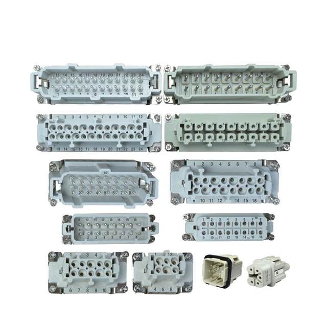 Hot runner temperature control box plug accessories mold connector 5 10 16 18 24 needle and thread male and female connector junction box