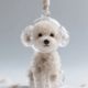 Pet cat, dog, hair storage transparent gaunt hair storage box pendant key chain capsule key chain