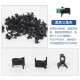 Metallographic slice sample clamp Cold inlay grinding sample clamp Transparent black and white plastic stainless steel PCB slice fixing clamp