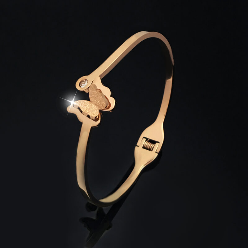 JAPANESE AND KOREAN VERSATILE PERSONALIZED HAND JEWELRY 18K GOLD-PLATED STAINLESS STEEL BRACELETS SIMPLE INTERNET CELEBRITIES THE SAME BRACELET TREND