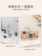 Bathroom cosmetics storage rack desktop bathroom skin care storage rack space aluminum high-end household storage box