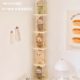 Labubu display box transparent pops matrabu cloth glue-elastic workpiece blind box ornament storage display stand