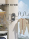 Suction cup shoe drying rack without punching wall-mounted household balcony drying rack storage sandals shoe drying sink drain bag