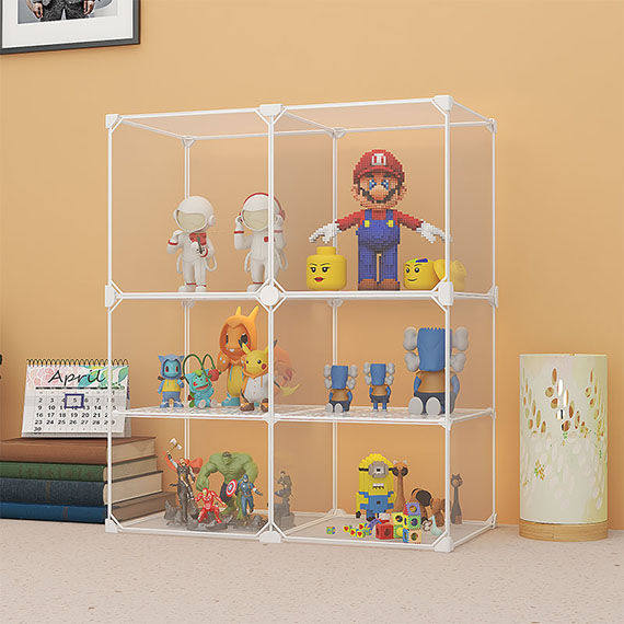 New light luxury figure display cabinet Lego display rack toy storage household model blind box Gundam display exhibition