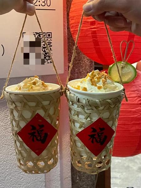 竹编竹篓奶茶杯国风镂空竹筐网红打卡景区竹篮竹筒冰淇淋饮品杯套