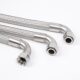 Industrial 304 stainless steel elbow corrugated metal hose 4 minutes 6 minutes 1 inch braided network tube high temperature high pressure pipe