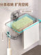 Suction cup sink storage rack rag drain basket household kitchen double-layer multi-function integrated wall-mounted storage rack