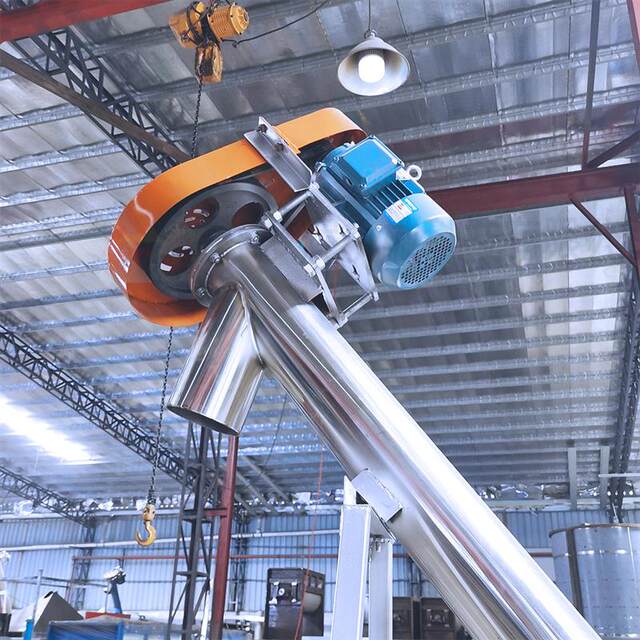 New round tube feeder Powder screw feeder Small Jiaolong elevator Seasoning feeder