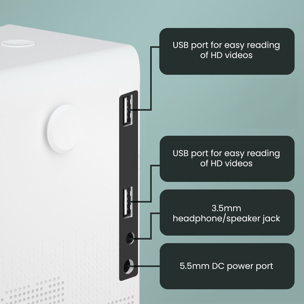 ISINBOX X8 PROJECTOR 1080P HOME THEATER CINEMA 1280*720 VID
