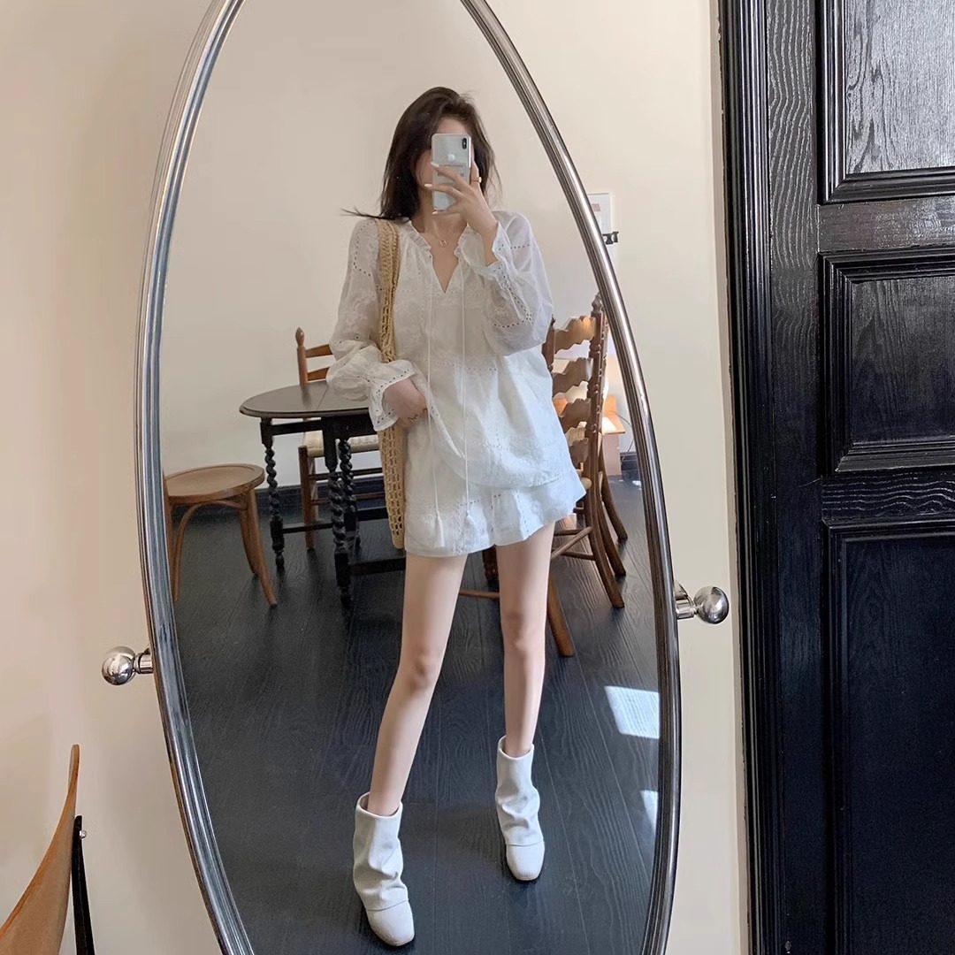 CENTRE&KALEM FALL 2024 KOREAN DENIM FASHION BOOTS SLIM POINTED TOE BLOCK HEELED BOOTS WOMENS BOOTS