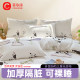 Disposable bed four-piece set of bed sheets and quilt covers pillow covers hotel travel supplies double-person dirty separating convenient quilt cover thickened