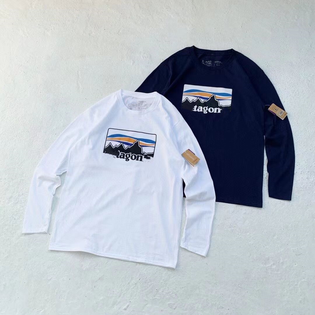 EUROPEAN GOODS ORIGINAL SINGLE OUTDOOR COMFORTABLE BREATHABLE SPORTS CASUAL COTTON BASE LONG-SLEEVED T-SHIRT