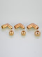 External wire flaring brass elbow flare copper pipe joint flaring right angle 90 elbow air conditioning and refrigeration accessories