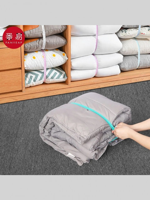 Bundle strap/quilt A1P243-Storage clothes wardrobe tidying lazy tie packing rope pull roll cotton bundling