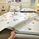 2025 new summer ice silk mat summer sheets high-end machine-washable air conditioner summer cool mat three-piece set