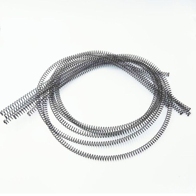 Round line spring 300 long black line spring compressing spring linear spring high strength pressure spring compression spring custom made