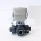 6-minute double-joint UPVC movable micro electric ball valve double-joint corrosion-resistant tee plastic ball valve DN20