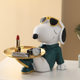 Spot quick-fast creative dog entrance storage ornaments living room TV cabinet shoe cabinet housewarming tray light luxury decoration gift