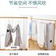 Duvet drying artifact stainless steel spiral clothes rack household coat hanger dormitory multi-function folding sheet cool clothes rack