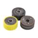 Concrete mixer manufacturer supplies small drum mixer roller rubber wheel pulley tug wear-resistant