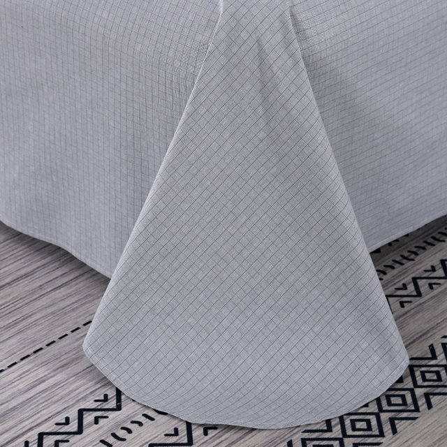 High-end worsted 32-piece cotton t-old coarse cloth four-piece set single double bed sheet pure cotton four-piece duvet cover