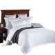 Star hotel bedding, cotton tribute satin quilt cover, hotel special linen, white pure cotton B&B bed sheets, quilt cover
