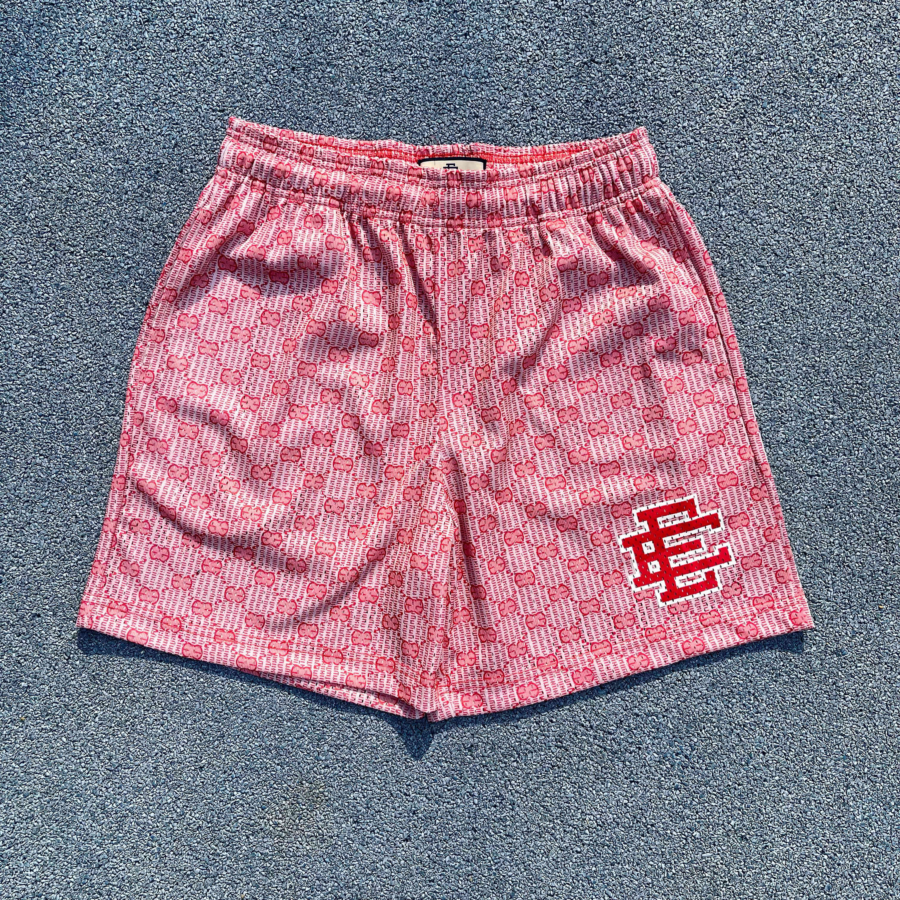 EE CASHEW FLOWER GC SHORTS HOT PANTS BEACH PANTS MALE AND FEMALE COUPLES VERSATILE EUROPEAN AND AMERICAN CLASSICS