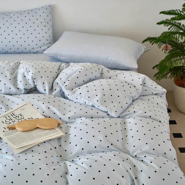 Class A ice silk bed sheet four-piece set wash silk quilt cover cool feeling dormitory three-piece set bed sheet cross-border direct sales manufacturer