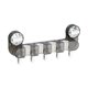 Double suction cup mop clip hook wall mount storage rack bathroom powerful mop rack broom fixing tool