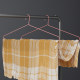 Coat hanger, quilt, bed sheet special clothes hanger artifact stainless steel bold dormitory quilt drying cover large size clothes