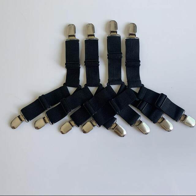 Factory direct sales adjustable sheet fixer triangle sheet clamp sofa cover sheet clamp metal fixing clip
