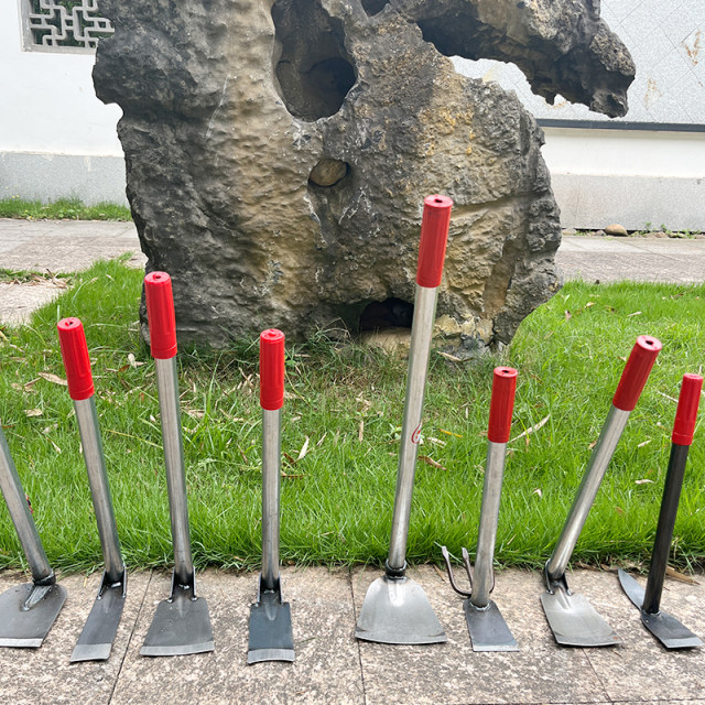 Manganese steel small hoe weeding rake vegetable planting flower weeding artifact digging soil for household agricultural land digging multi-functional tool