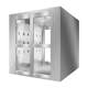 Stainless steel cargo shower room right angle door open induction interlocking Maple shower door qs workshop clean room blowing dust removal air shower room