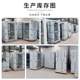Stainless steel double blown dust-free workshop electronics factory personnel dust removal and purification air shower door channel