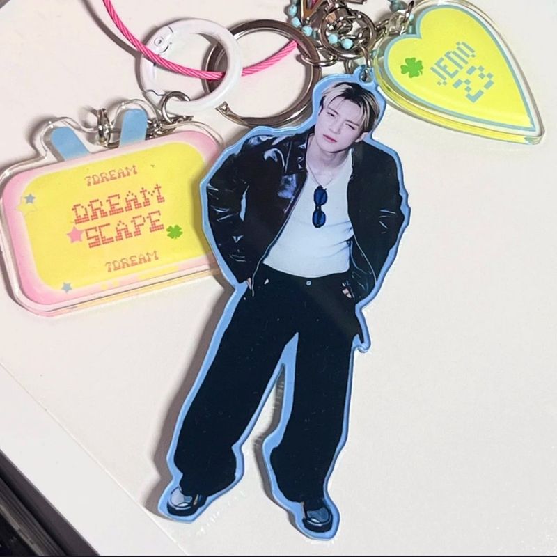NEW ACRYLIC KEYCHAIN NCTDREAM STAR CHASING UNITED TEAM 3 HANGING KEYCHAIN BACKPACK PENDANT