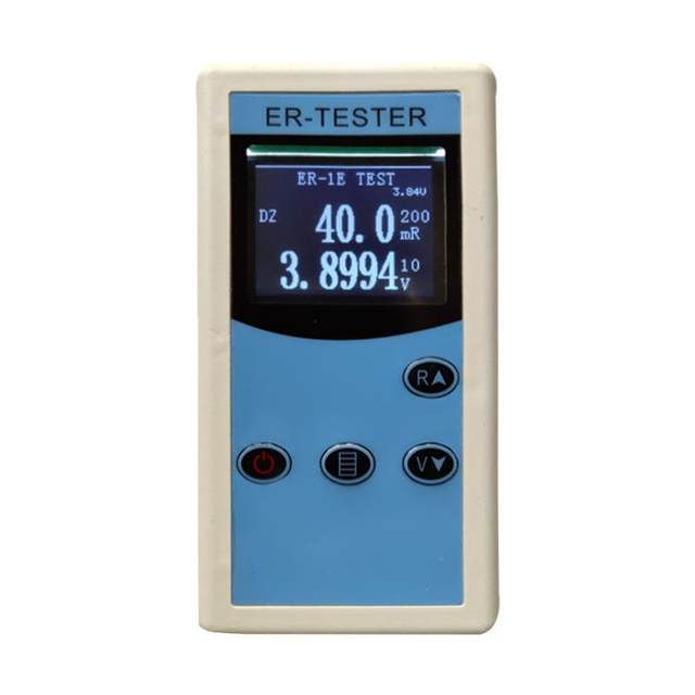 Four-wire ER-1E lithium battery internal resistance tester high-precision nickel-hydrogen button battery AC milliohmmeter