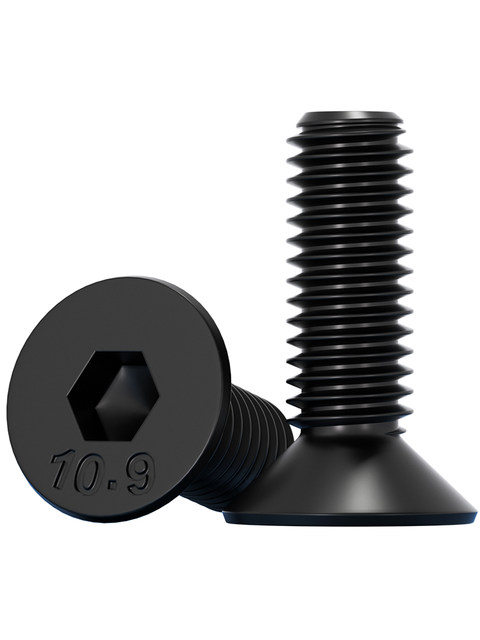 10.9-level black countersink hexagonal screw flat head screw flat cup bolt M2M3M4M5M6M8M10M12-M20