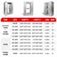 Stainless steel air shower room single and double air shower room factory dust-free workshop purification dust removal infrared induction air shower door