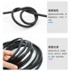 Fluoroelastic hose black oil pipe with high temperature resistance corrosion resistance oil solvent resistance 2/3/4/5/6mm fluoroelastic hose