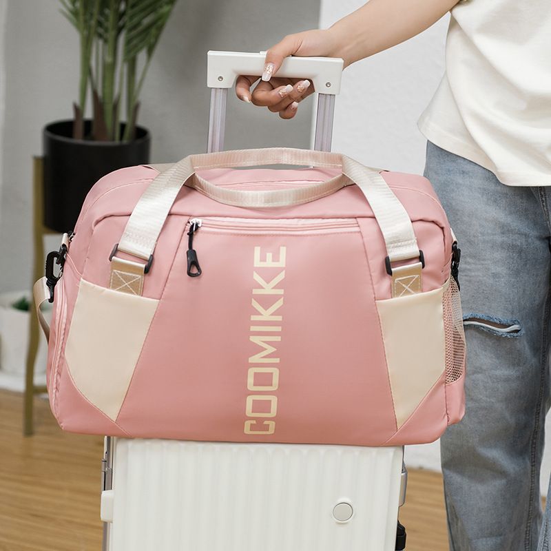 TRAVEL BAG SHORT-DISTANCE BUSINESS TRIP SEPARATION HANDY LARGE-CAPACITY STORAGE BAG STORAGE BAG WOMENS NEW FITNESS BAG CROSS-SHOULDER