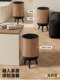 Household storage trash can kitchen living room bedroom bathroom trash can with lid Nordic creative trash can large size