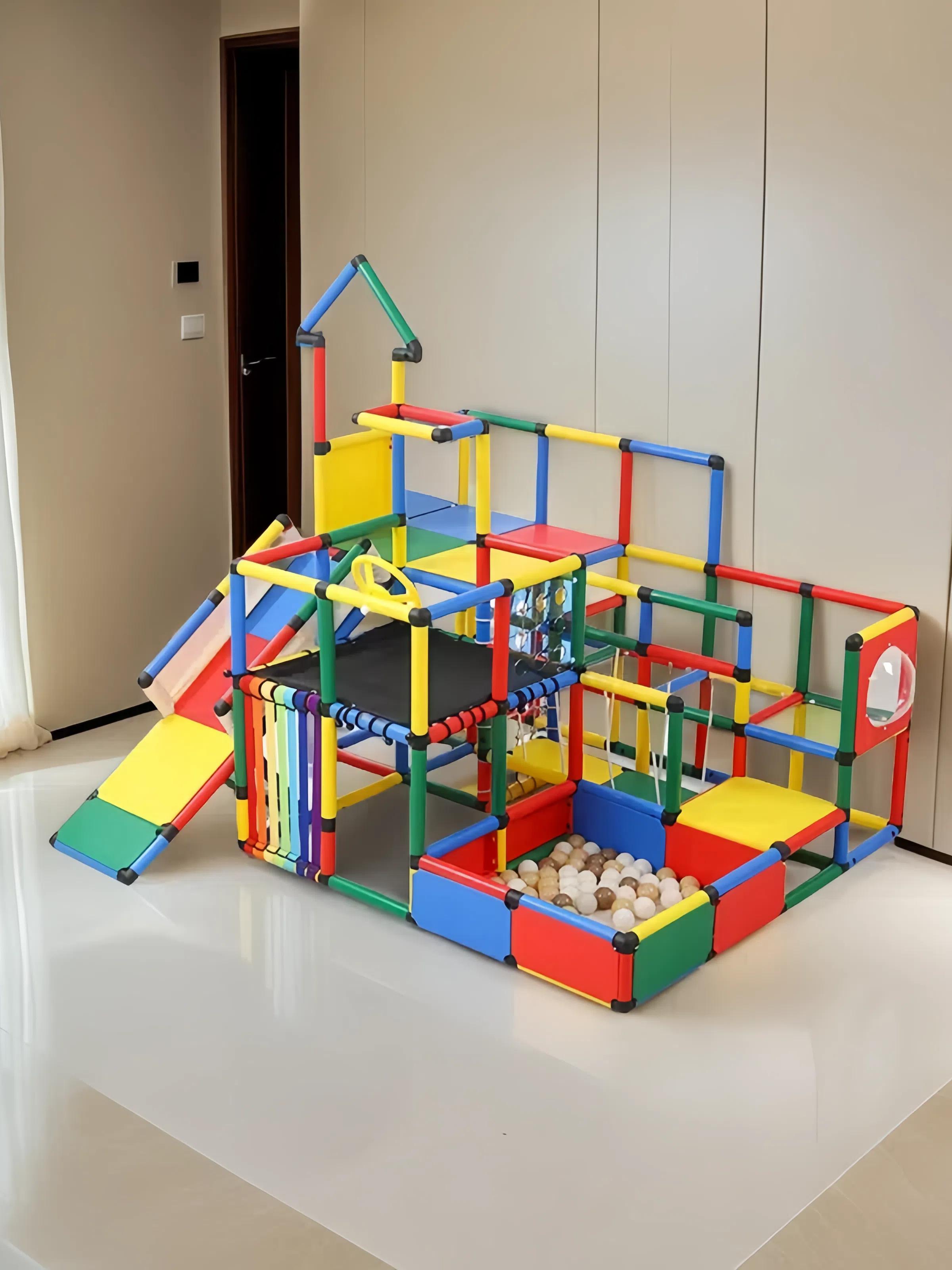 Детская скалодромная рама Aishang variety smart fun с такой же лестницей для детской комнаты в помещении, многофункциональная игрушка для парка развлечений Изображение 1
