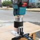 Electric edge trimming machine woodworking charging flip-fitting battery wood milling lithium gong machine engraving machine aluminum plastic board cutting groove tool