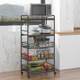 Kitchen storage rack storage rack microwave oven floor multi-layer vegetable basket storage rack fruit and vegetable household thick rack