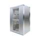 Manual push-pull air shower door Single double blown stainless steel air shower room Food dust-free workshop Stainless steel air shower room
