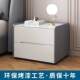 Fully solid wood stone slab painted bedside table simple modern minimalist creative storage cabinet small storage cabinet complete installation